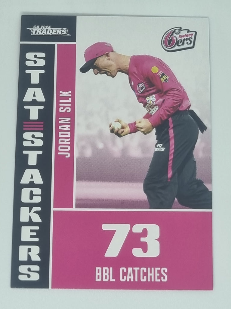 2024-25 LUXE Cricket - Stat Stackers - #SS34 - Jordan Silk - Sixers