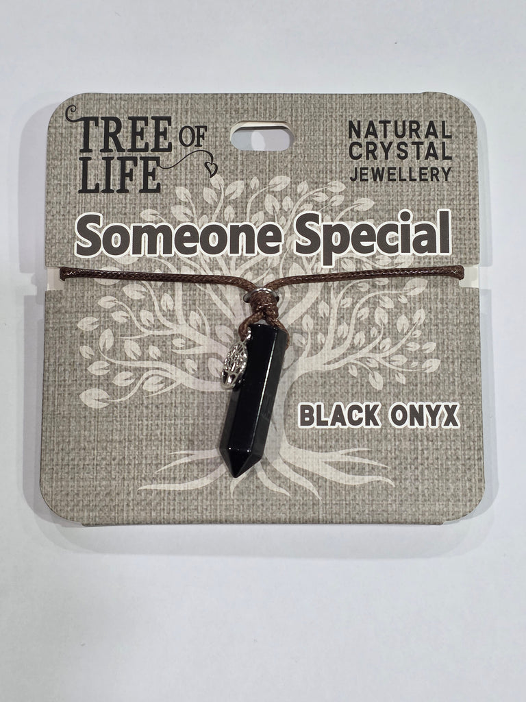 Tree of Life | Someone Special | Black Onyx Necklace | Natural Crystal Jewellery