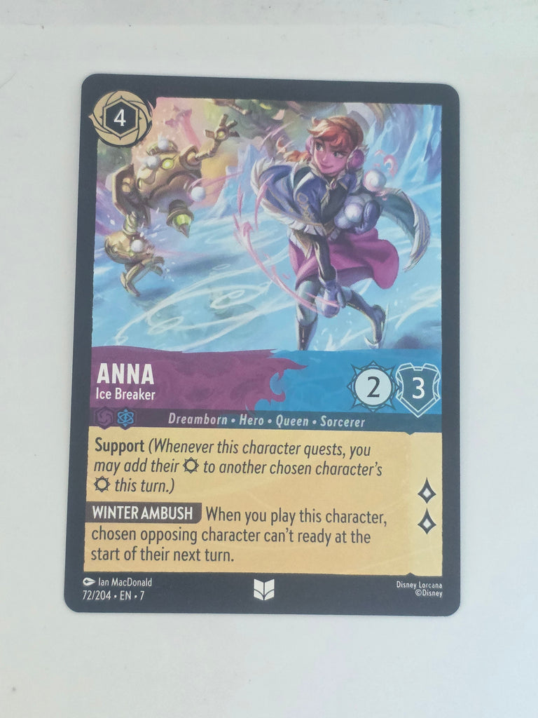 Lorcana | Archazia's Island | #72/204 | Anna - Ice Breaker | Uncommon