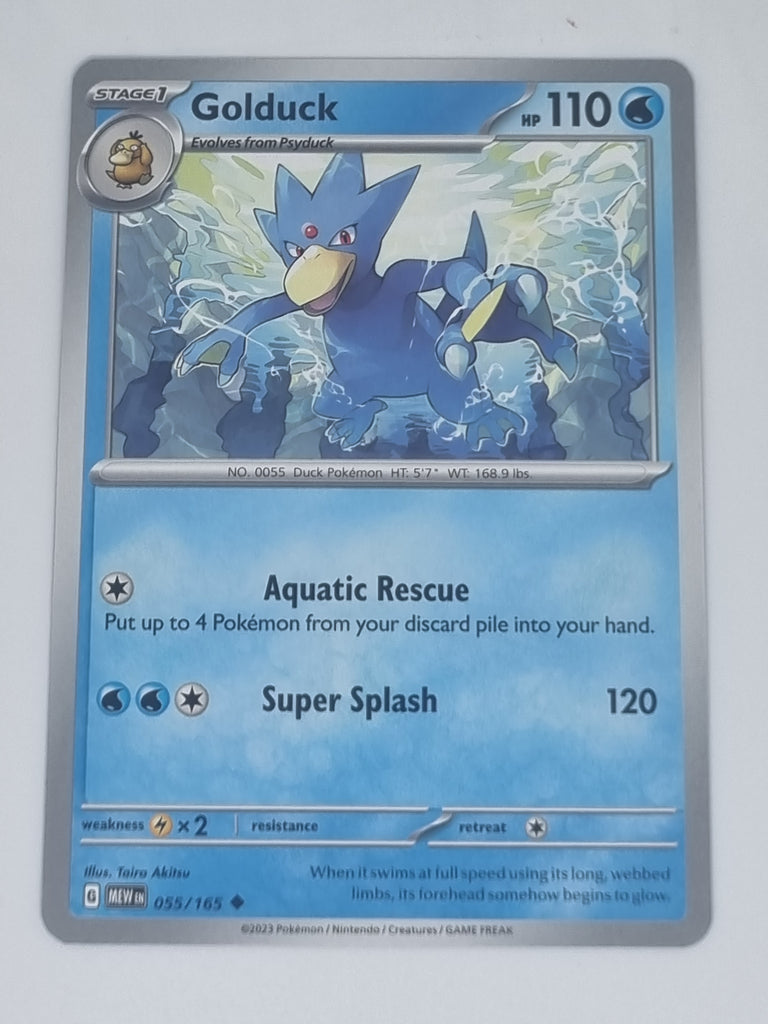 Pokemon TCG - Pokemon 151 - #055/165 - Golduck - Uncommon