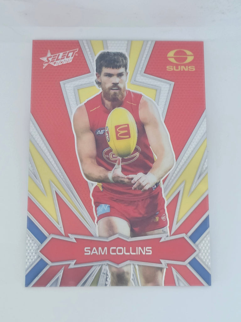AFL Footy Stars 2025 | Luminous Thunderbolt | #LT100 S. Collins Gold Coast Suns