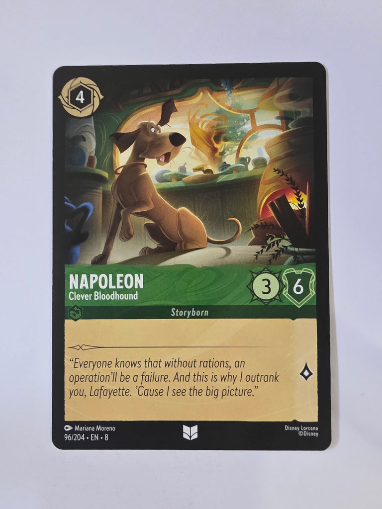Disney Lorcana Reign of Jafar | Napoleon Clever Bloodhound | #096 | Uncommon