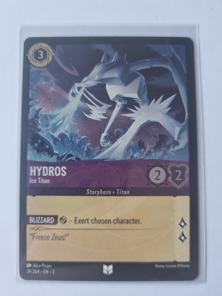 Into the Inklands - FOIL - Hydros - Ice Titan - 039/204 - Uncommon