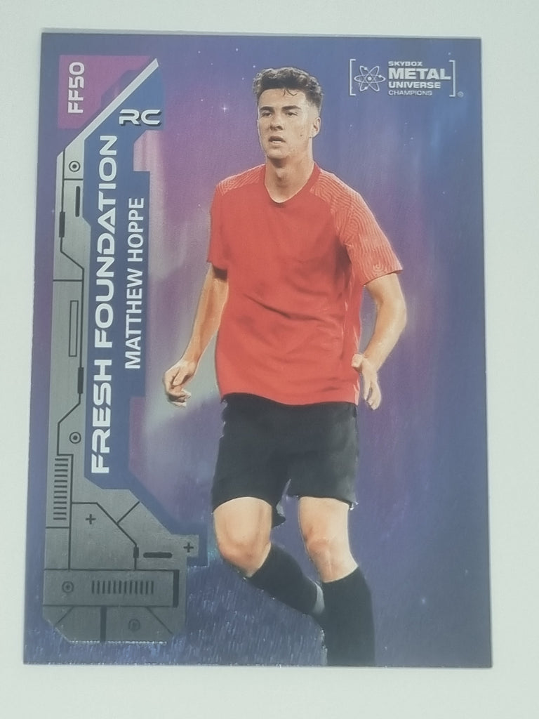 2023 Skybox Metal Universe Champions - Fresh Foundations - #FF50 - Matthew Hoppe