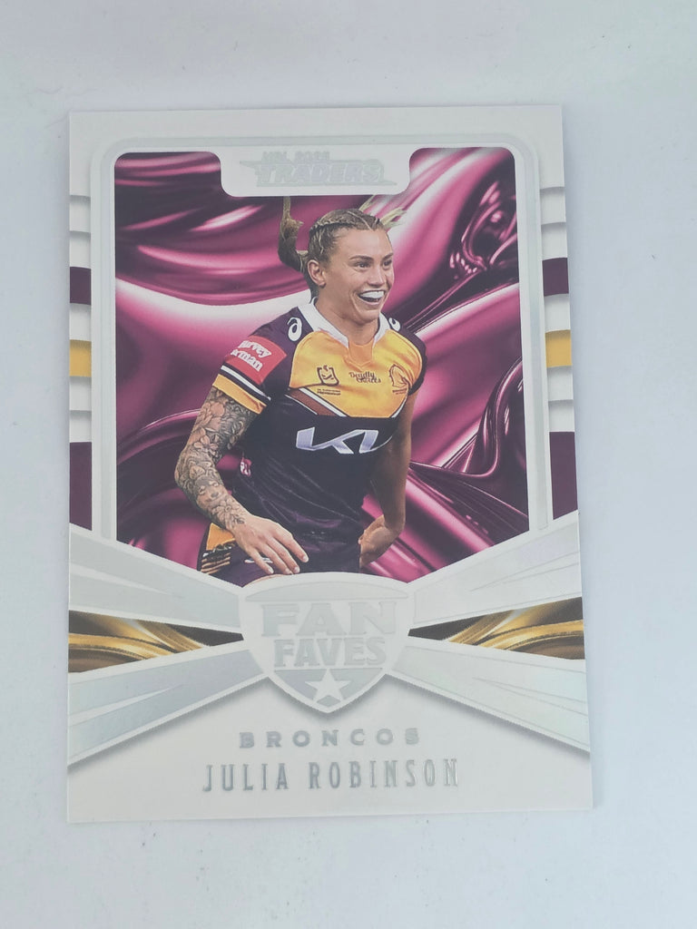 NRL 2025 Traders | Fan Favourites | #FF3 | Julia Robinson | Broncos