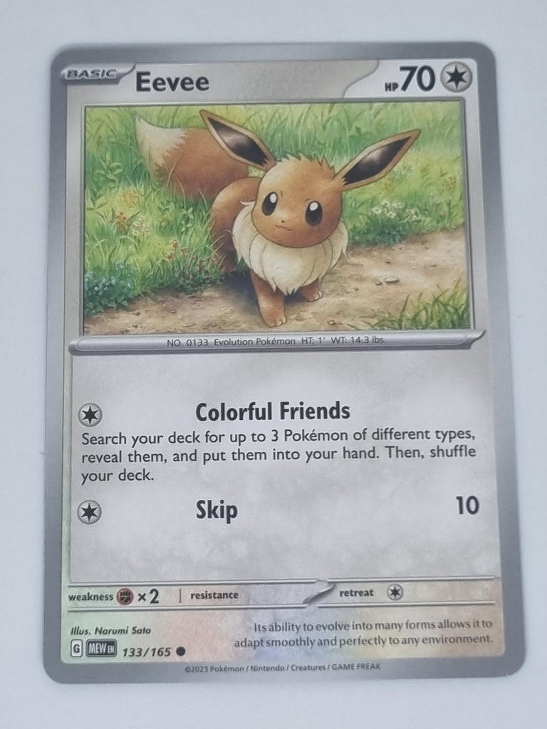 Pokemon TCG - Pokemon 151 - #133/165 - Eevee - Common