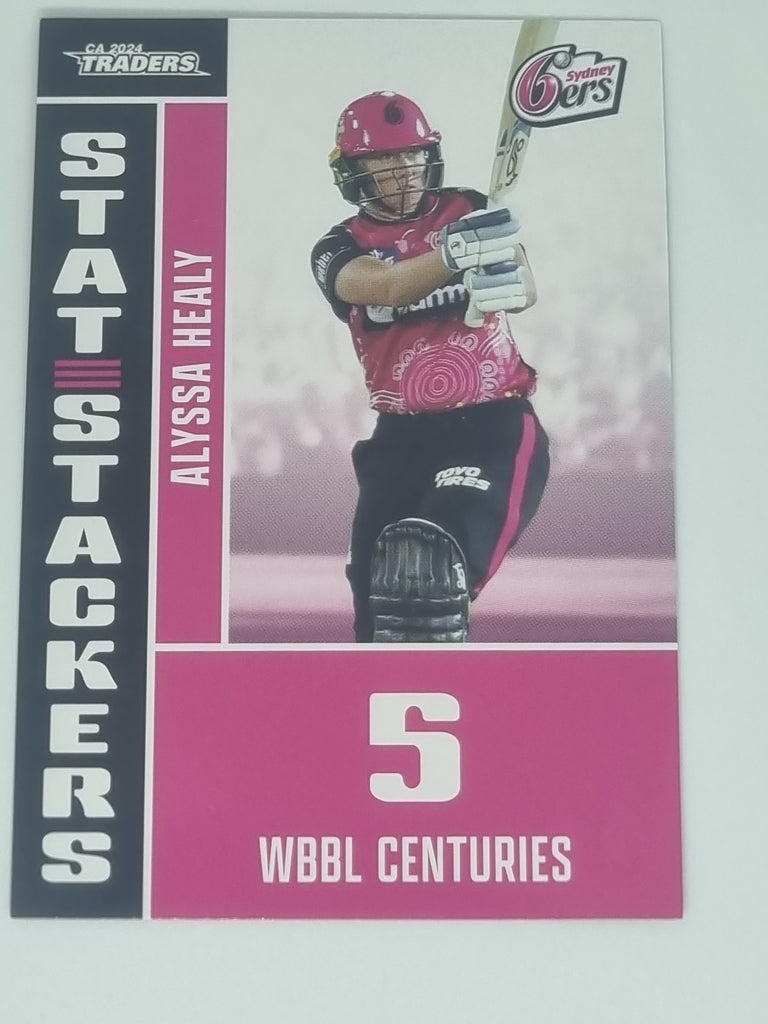 2024-25 LUXE Cricket - Stat Stackers - #SS35 - Alyssa Healy - Sixers