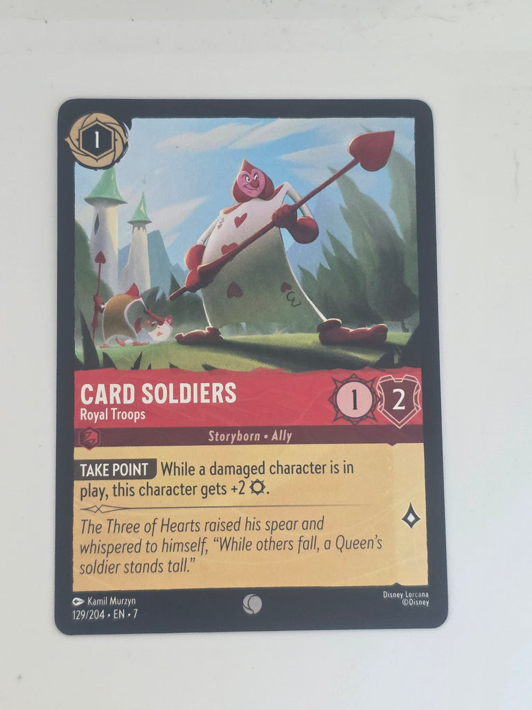 Lorcana | Archazia's Island | #129/204 | Card Soldier - Royal Troops | Common