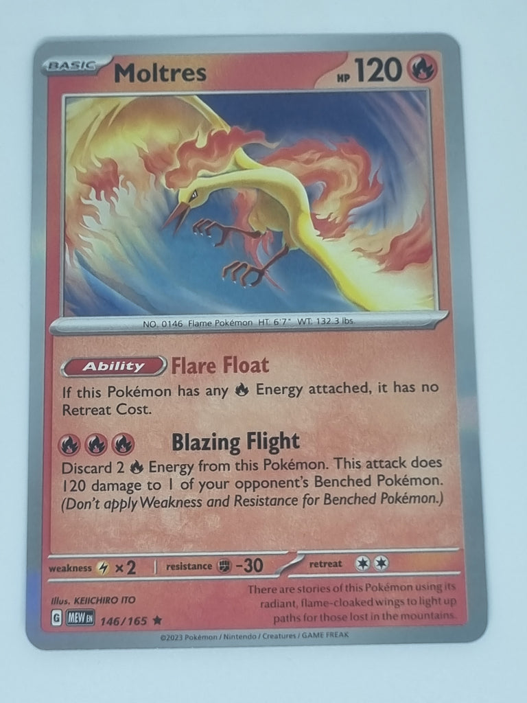 Pokemon TCG - Pokemon 151 - #146/165 - Moltres - Rare