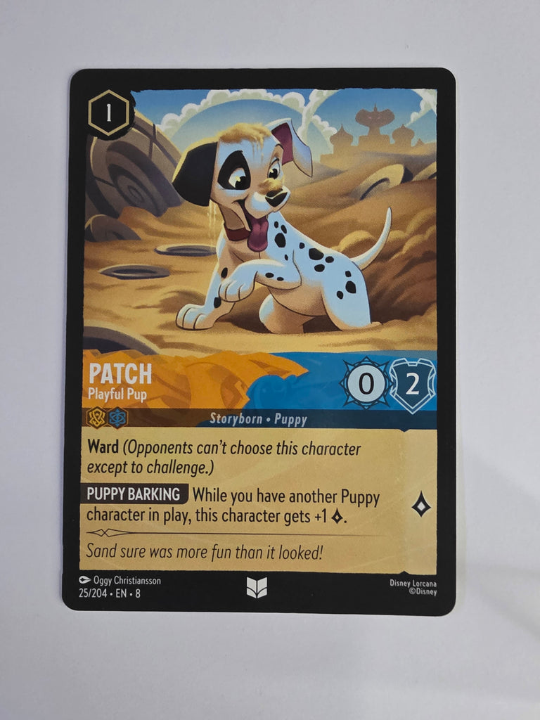 Disney Lorcana Reign of Jafar | Patch Playful Pup | #025 | Uncommon