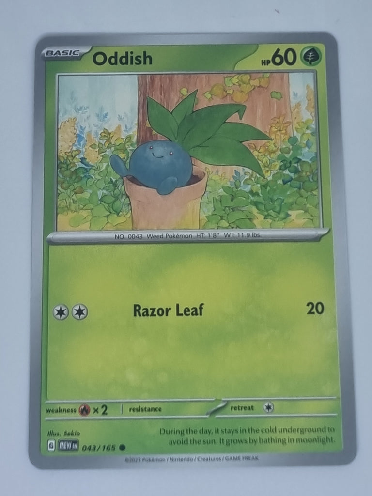 Pokemon TCG - Pokemon 151 - #043/165 - Oddish - Common