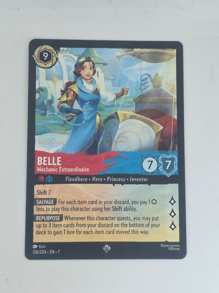 Lorcana | Archazia's Island #126/204 Belle Mechanic Extraordinaire | Super Rare
