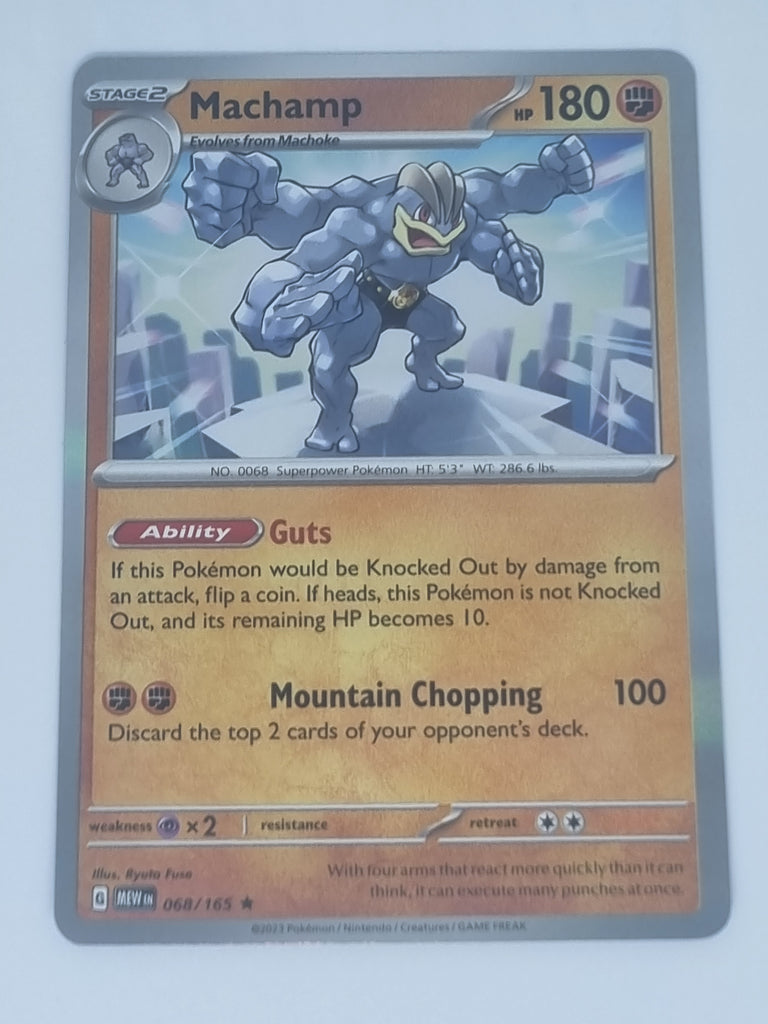 Pokemon TCG - Pokemon 151 - #068/165 - Machamp - Rare