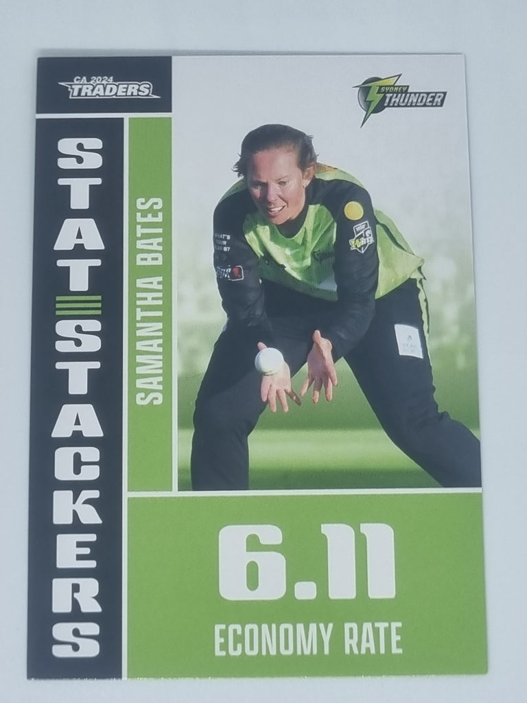 2024-25 LUXE Cricket - Stat Stackers - #SS39 - Samantha Bates - Thunder