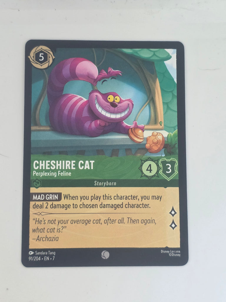 Lorcana | Archazia's Island | #91/204 | Cheshire Cat Perplexing Feline | Common