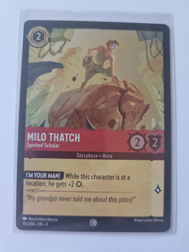 Into the Inklands FOIL Milo Thatch - Spirited Scholar - 115/204 Common