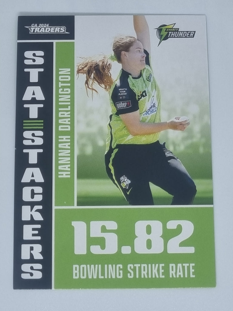 2024-25 LUXE Cricket - Stat Stackers - #SS40 - Hannah Darlington - Thunder