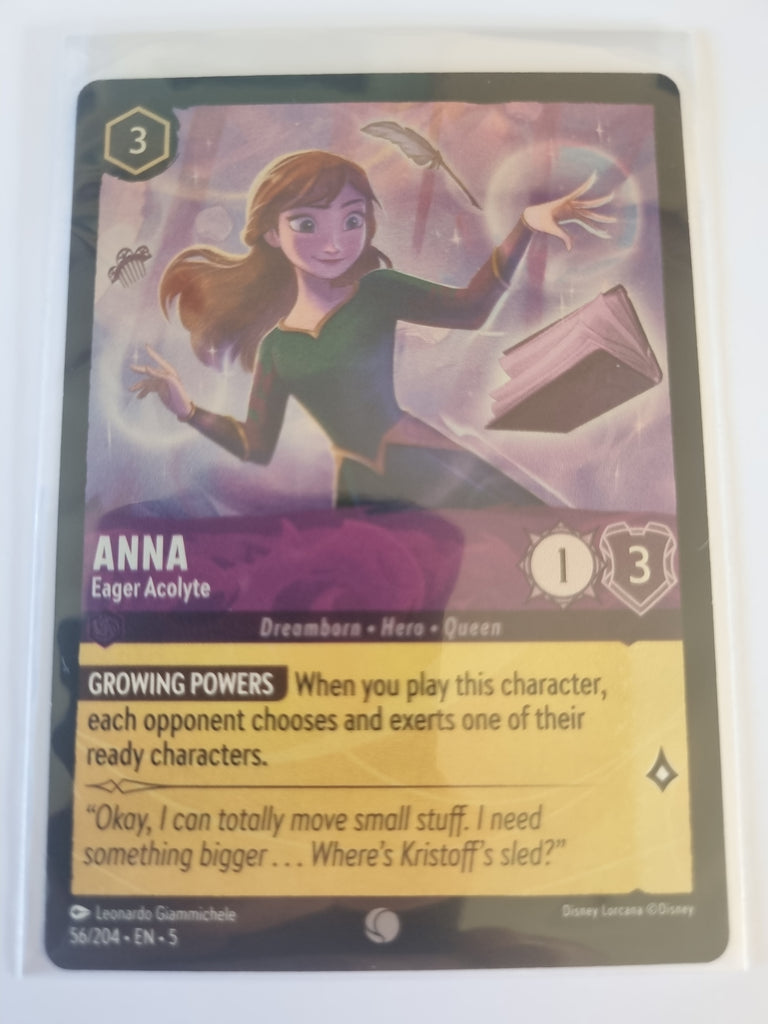 Shimmering Skies - FOIL - Anna - Enthusiastic Disciple - 56/204 - Common