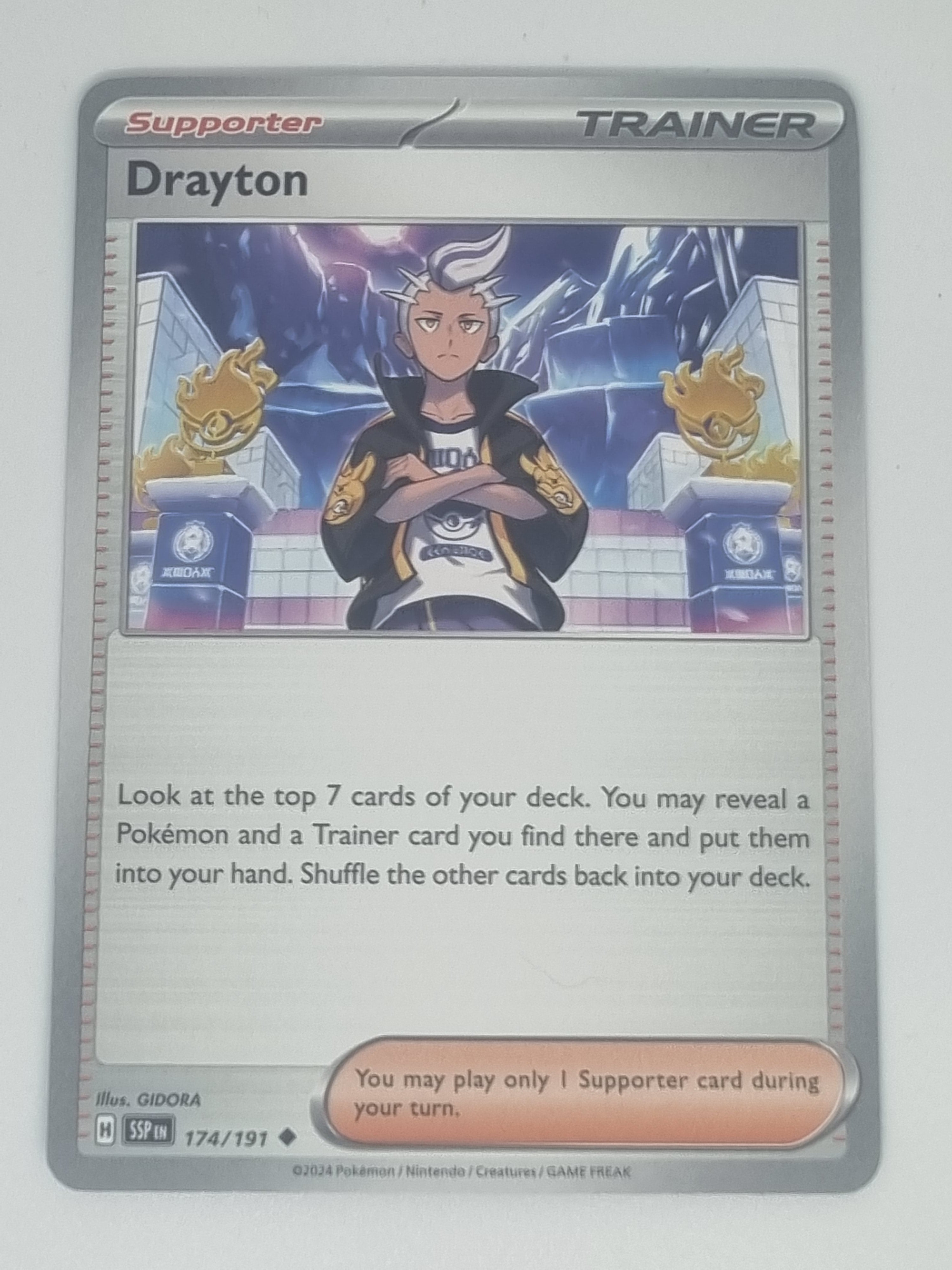 Pokemon TCG - Surging Sparks - #174/191 - Drayton
