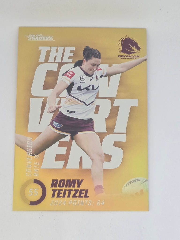 NRL 2025 Traders Titanium| Converters Parallel | #TCP18 | Romy Teitzel | Broncos
