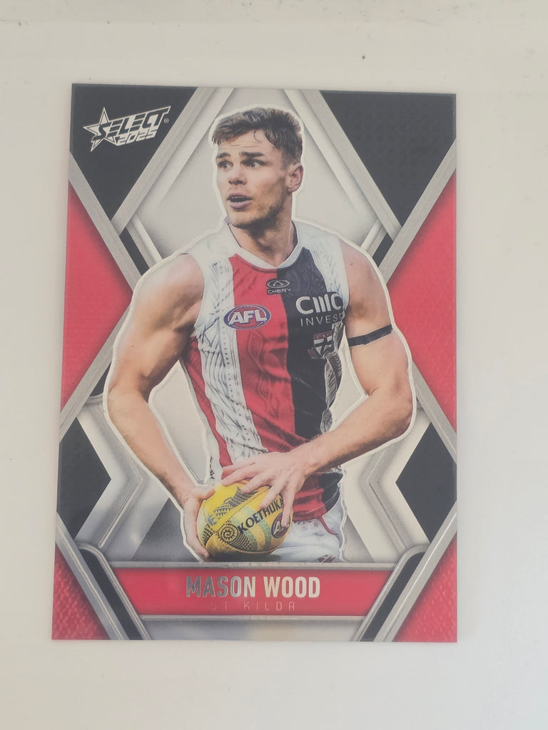 AFL Footy Stars 2025 | Luminous Base | #L165 | M. Wood | St Kilda