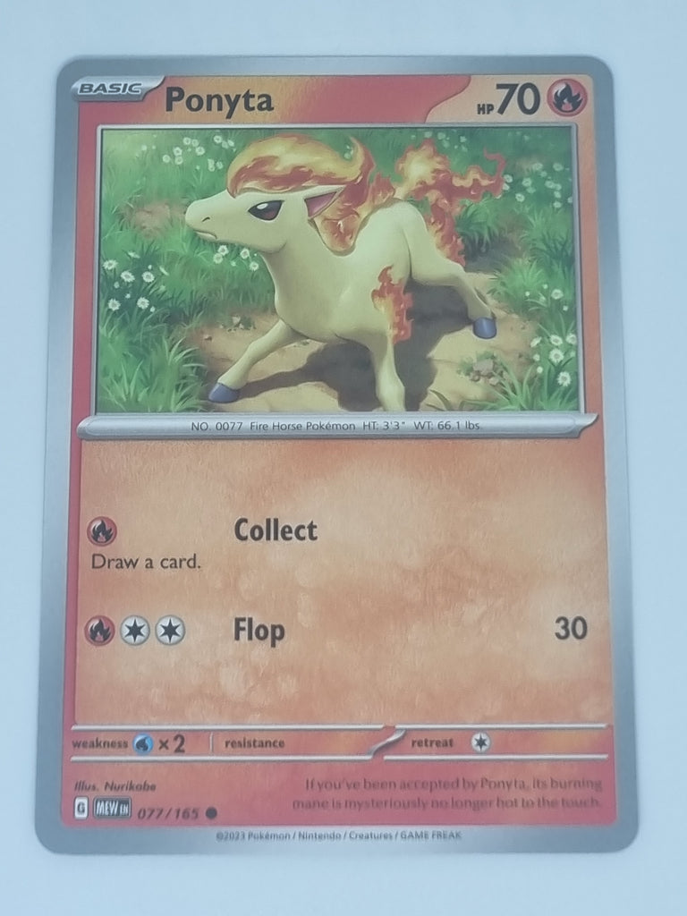 Pokemon TCG - Pokemon 151 - #077/165 - Ponyta - Common