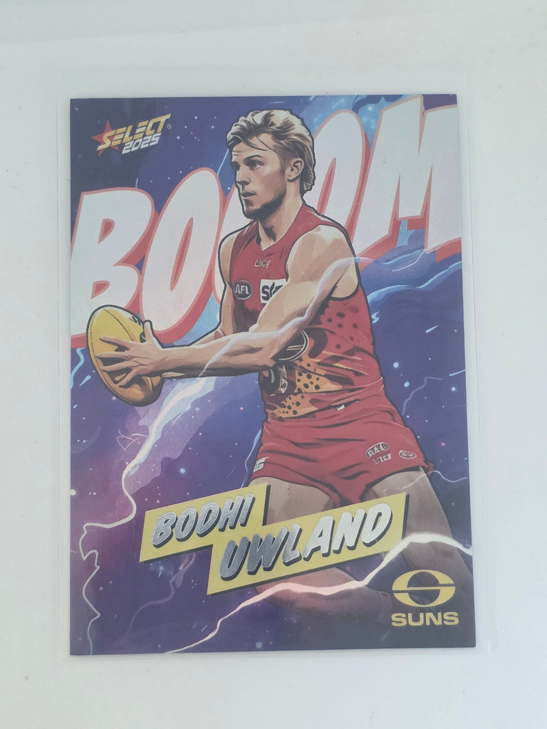 AFL Footy Stars 2025 | Booom | #BM106 | B. Uwland | Gold Coast Suns | #306/360