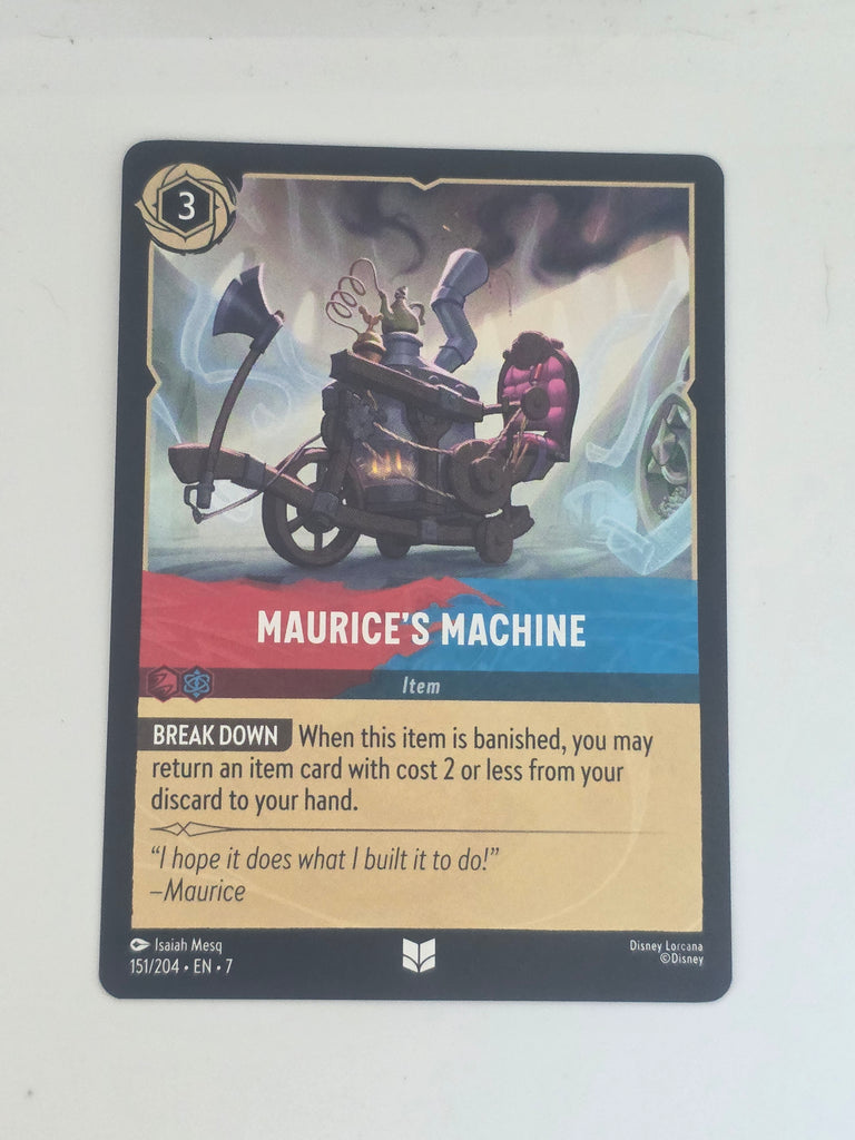 Lorcana | Archazia's Island | #151/204 | Maurice's Machine | Uncommon