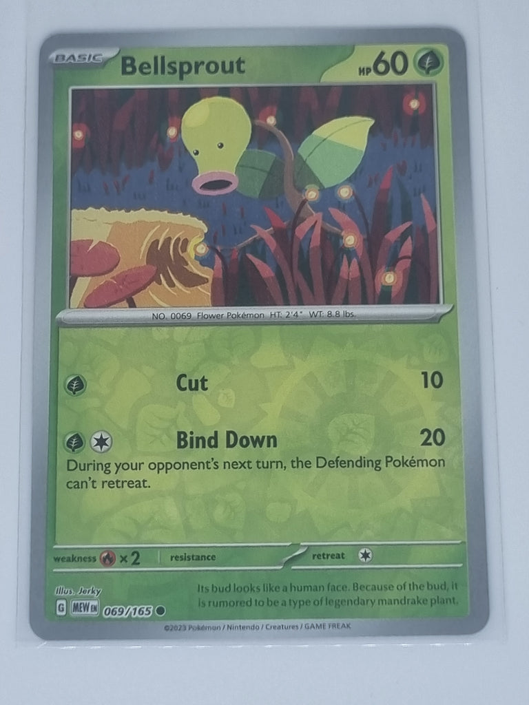 Pokemon TCG - Pokemon 151 - #069/165 - Reverse Holo - Bellsprout - Common