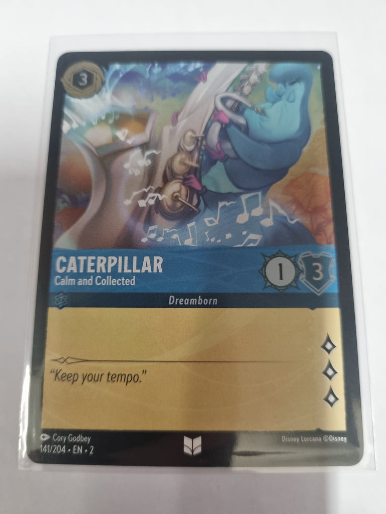 Lorcana - Floodborn - #141/204 - FOIL - Caterpillar Calm and Collected Uncommon