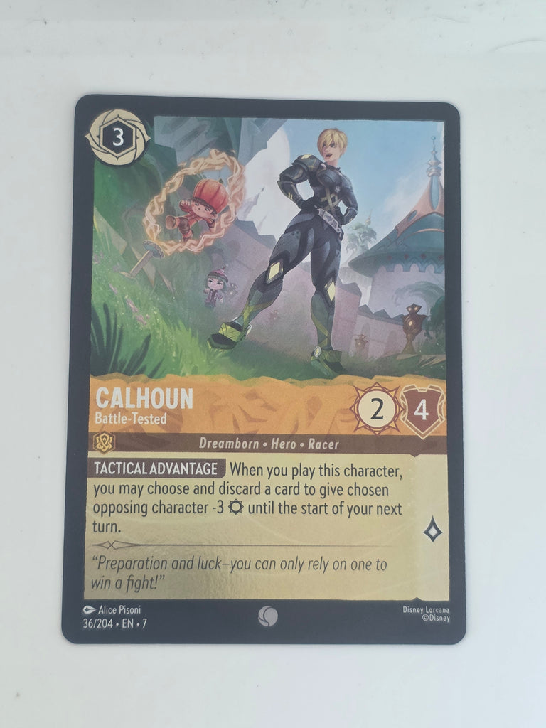 Lorcana | Archazia's Island COLDFOIL #36/204 | Calhoun - Battle-Tested | Common