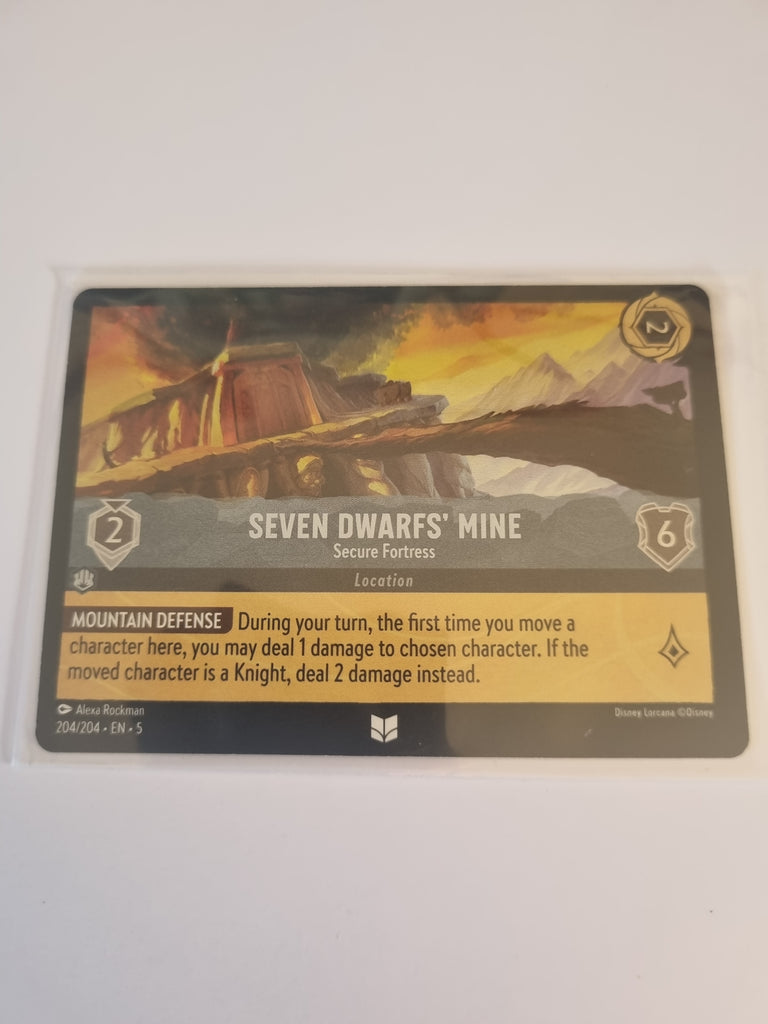 Shimmering Skies - FOIL - Seven Dwarfs' Mine - Secure Fortress 204/204 Uncommon