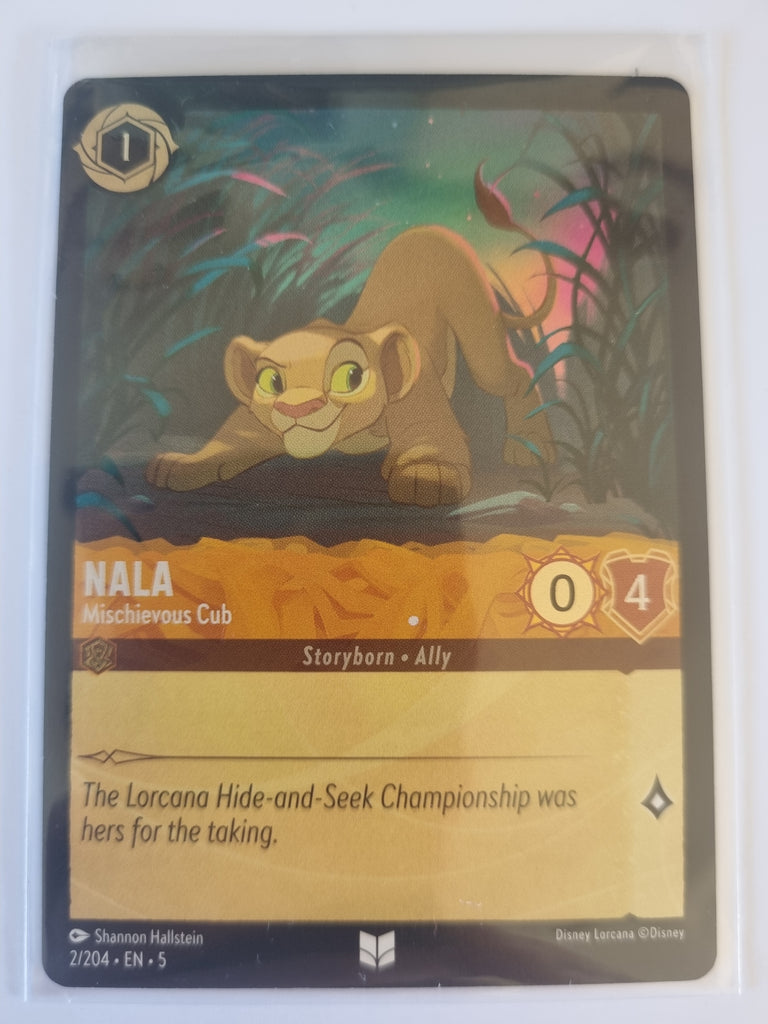 Shimmering Skies - FOIL - Nala - Mischievous Cub - 2/204 - Uncommon