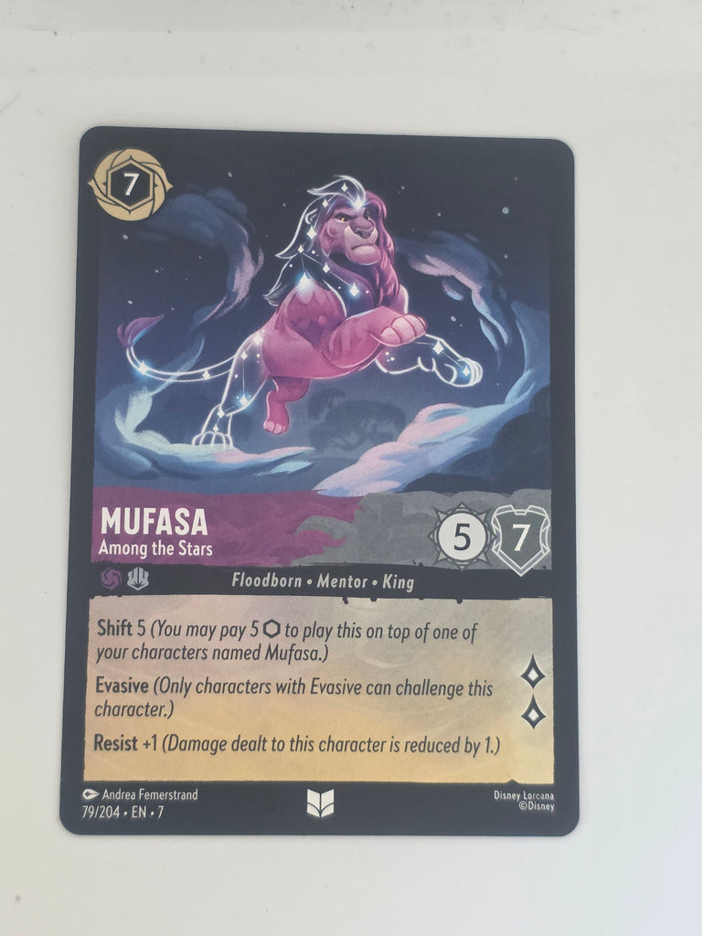 Lorcana | Archazia's Island | #79/204 | Mufasa - Among the Stars | Uncommon