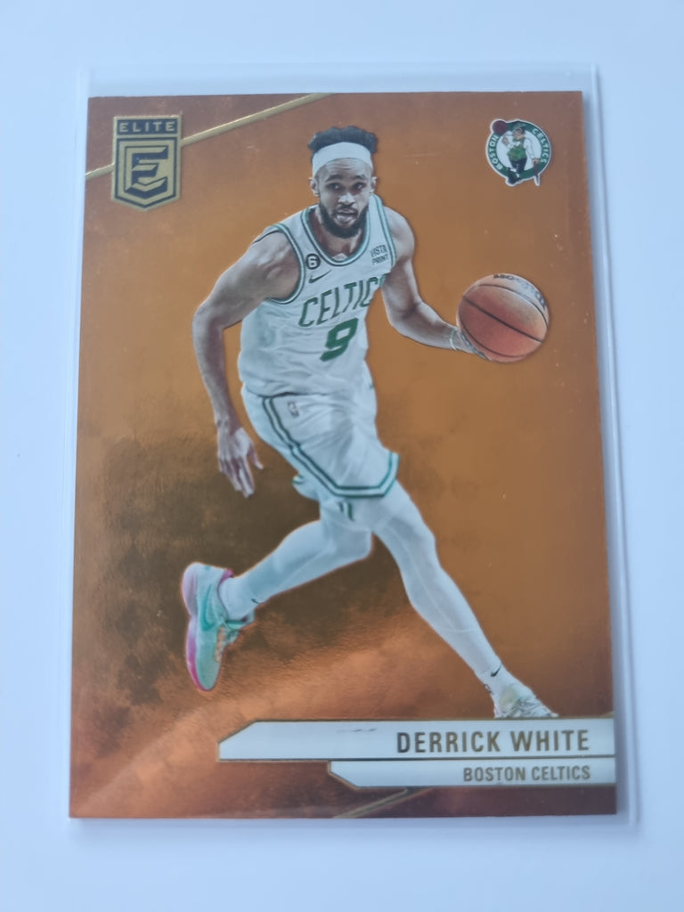 2023-24 Panini Donruss Elite - Orange Parallel - #64 - Derrick White - Celtics