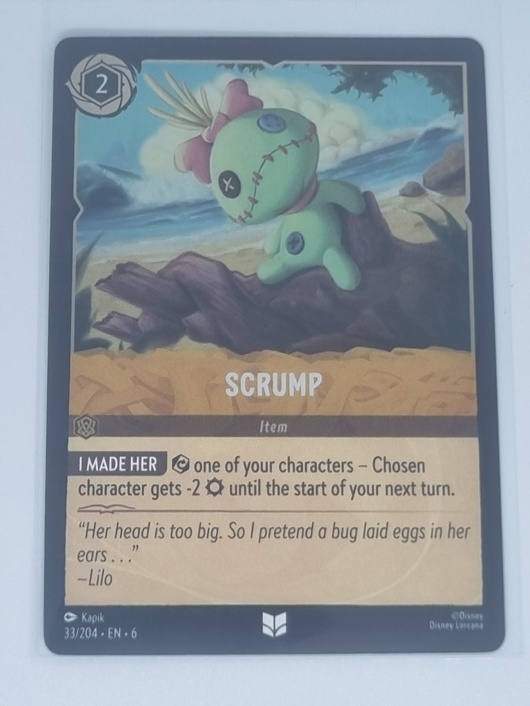 Lorcana Azurite Sea - COLDFOIL - Scrump - #33/204 - Uncommon