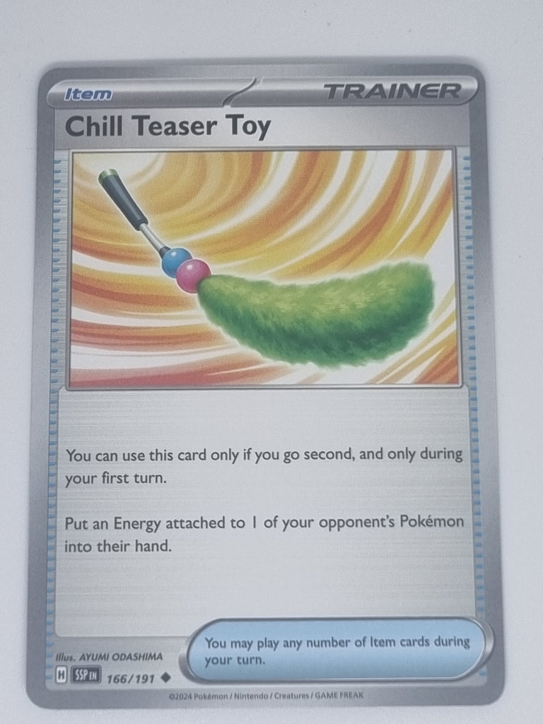 Pokemon TCG - Surging Sparks - #166/191 - Chill Teaser Toy - Uncommon