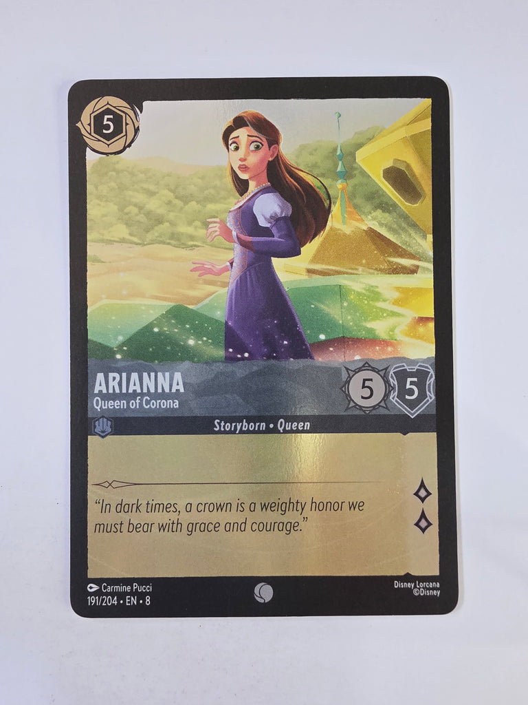 Disney Lorcana Reign of Jafar | Coldfoil | Arianna Queen of Corona | #191 | Common