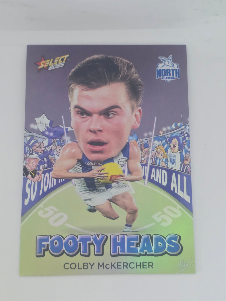 AFL Footy Stars 2025 | Footy Heads | #FH69 | C. McKercher | North Melbourne