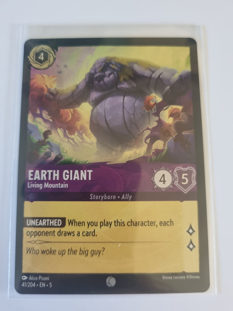 Shimmering Skies - FOIL - Earth Giant - Living Mountain - 41/204 - Common