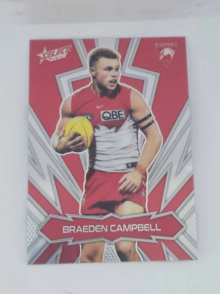 AFL Footy Stars 2025 | Luminous Thunderbolt | #LT182 | B. Campbell Sydney Swans