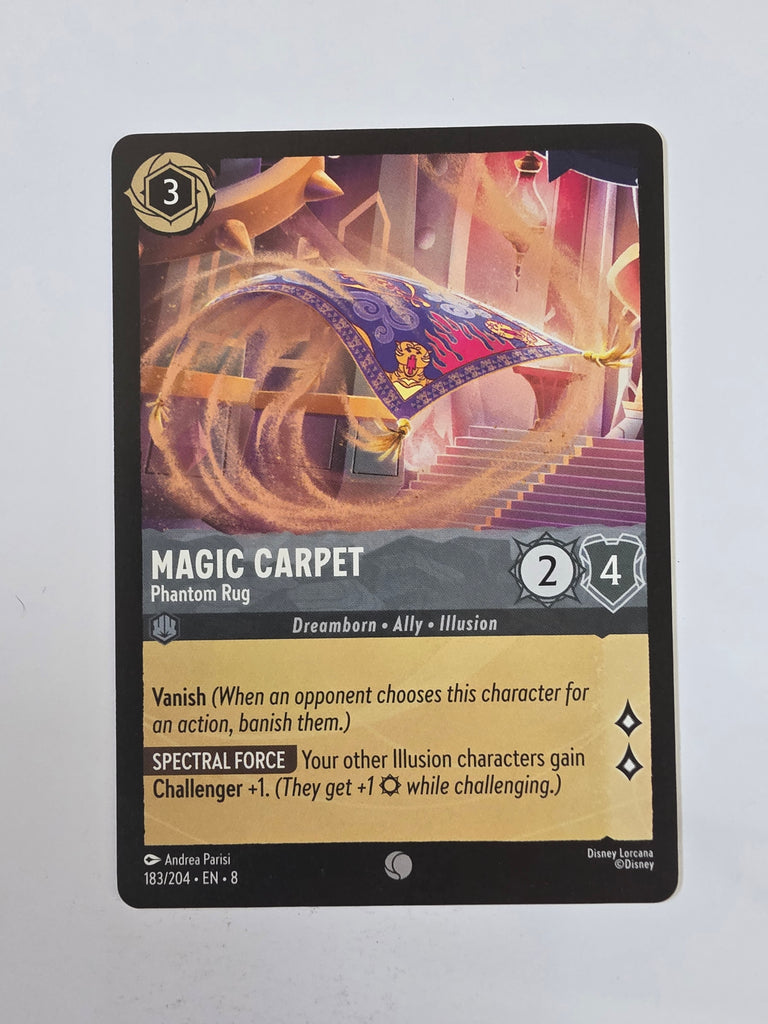 Disney Lorcana Reign of Jafar | Magic Carpet Phantom Rug | #183 | Common