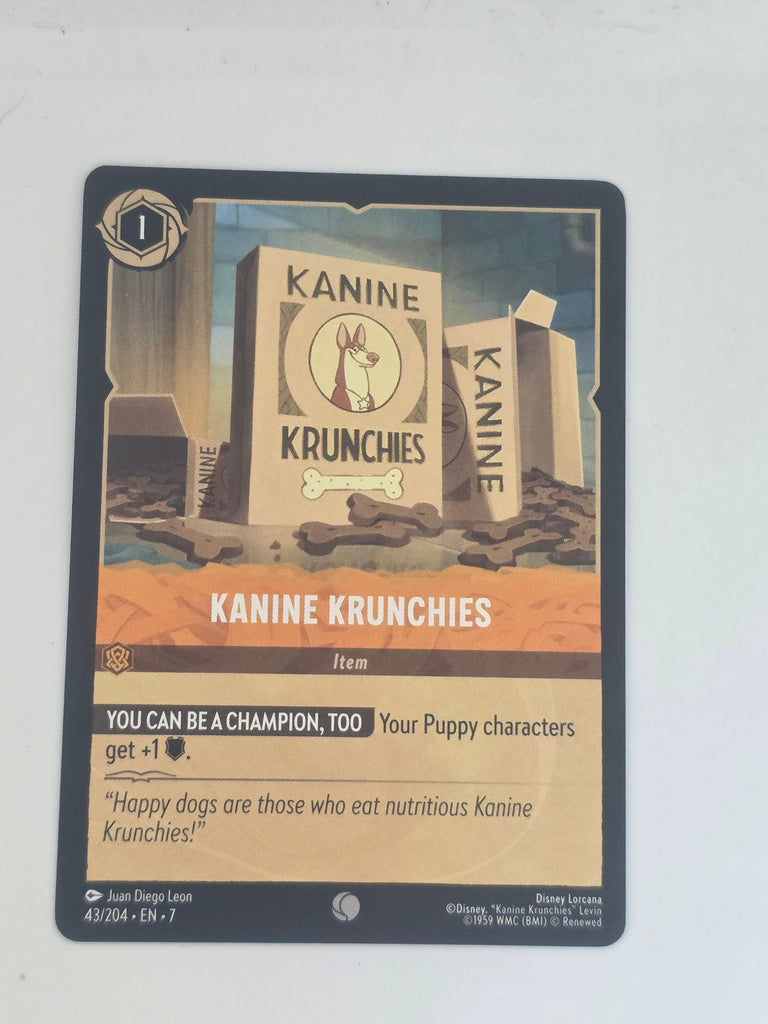 Lorcana | Archazia's Island | #43/204 | Kanine Krunchies | Common