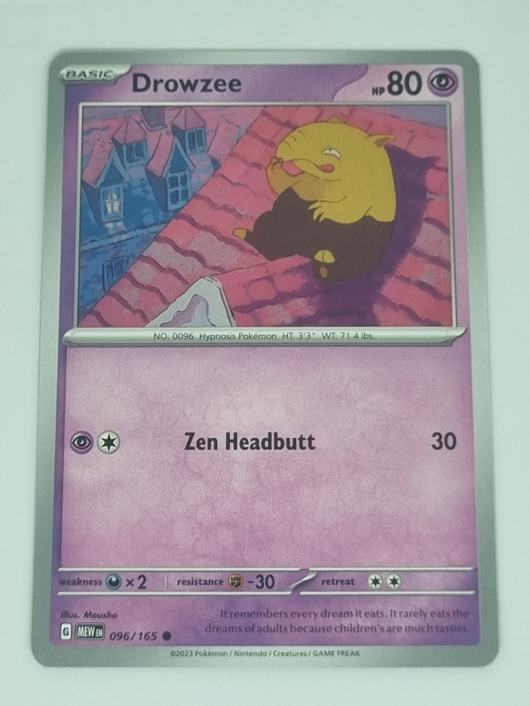 Pokemon TCG - Pokemon 151 - #096/165 - Drowzee - Common