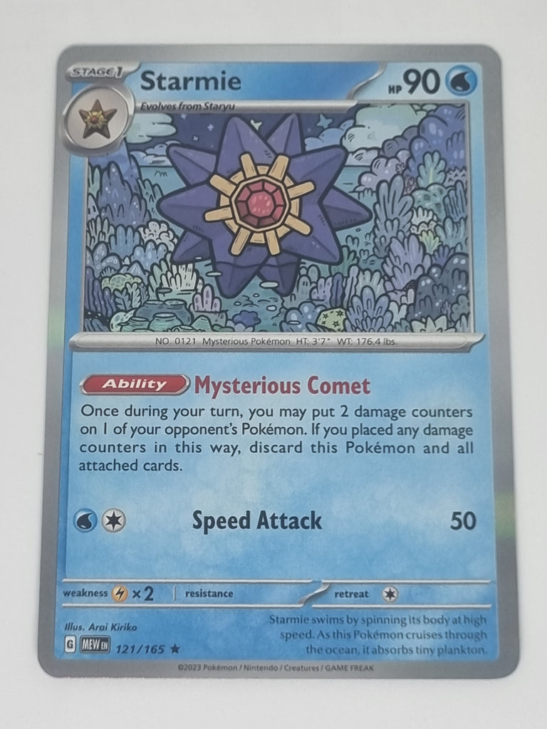 Pokemon TCG - Pokemon 151 - #121/165 - Starmie - Rare