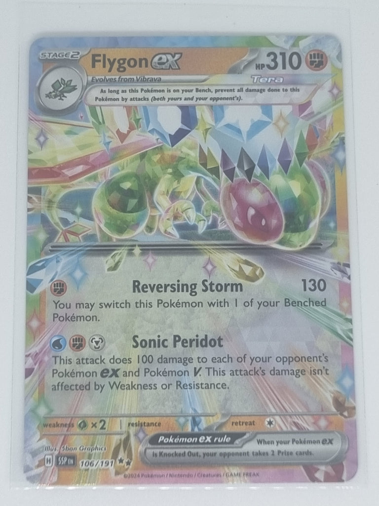 Pokemon TCG - Surging Sparks - #106/191 - Flygon EX - Double Rare