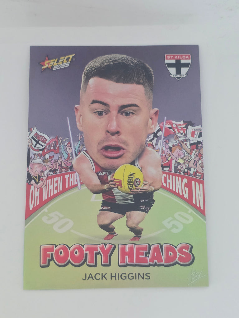 AFL Footy Stars 2025 | Footy Heads | #FH85 | J. Higgins | St Kilda