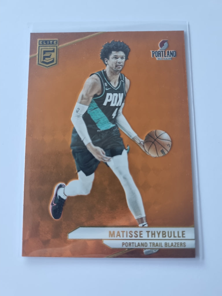 2023-24 Panini Donruss Elite - Orange Parallel #172 - Matisse Thybulle - Blazers