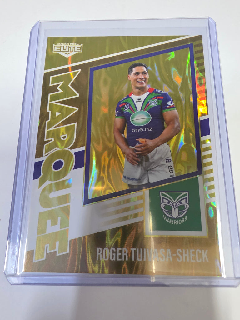 NRL 2025 Elite | Marquee Gold | #MG40 | Roger Tuivasa-Sheck | #39/93 | Warriors