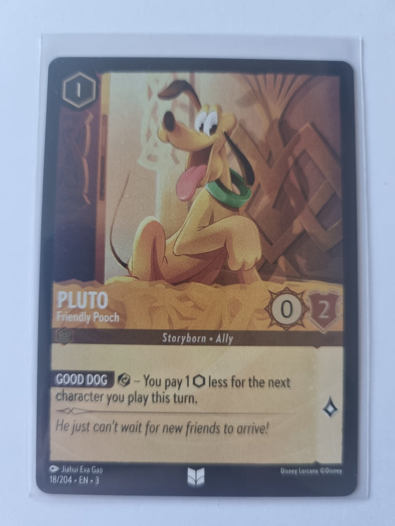 Into the Inklands - FOIL - Pluto - Friendly Pooch - 018/204 - Uncommon
